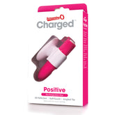 Charged Positive Bullet Vibrator with Strawberry Flavor BULLETS